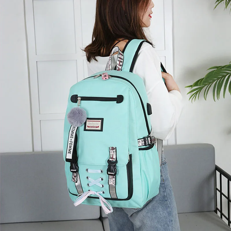 2019 USB Charge Women Backpacks School Bags For Teenagers Girls Student Larger Capacity School Backpacks Female Travel BookBags
2019 USB Charge Women Backpacks School Bags For Teenagers Girls Student Larger Capacity School Backpacks Female Travel BookBags