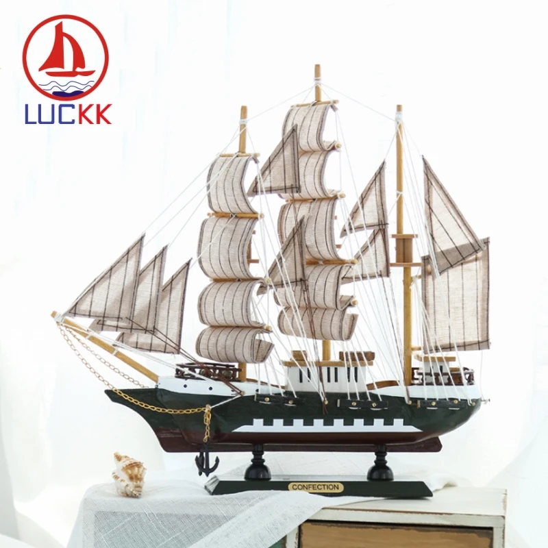 LUCKK 33CM Scandinavian Style Wooden Model Ships Home Interior Decoration Retro Wood Crafts Sailboat Model Kids Gift Souvenirs
LUCKK 33CM Scandinavian Style Wooden Model Ships Home Interior Decoration Retro Wood Crafts Sailboat Model Kids Gift Souvenirs