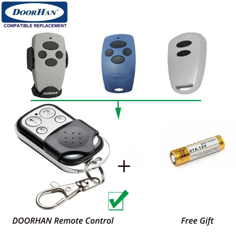 Doorhan TX4 Transmitter Replacement Automatic Gate Door Opener Remote Controller