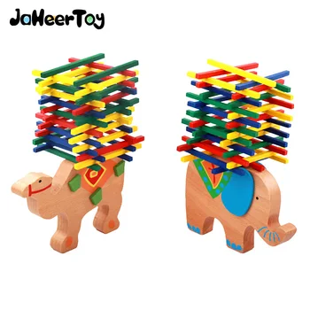 JaheerToy Baby Wooden Toys Cteature Blocks Camels and Elephants Balance Beam Cartoon Cute Shape Kids Toy
JaheerToy Baby Wooden Toys Cteature Blocks Camels and Elephants Balance Beam Cartoon Cute Shape Kids Toy