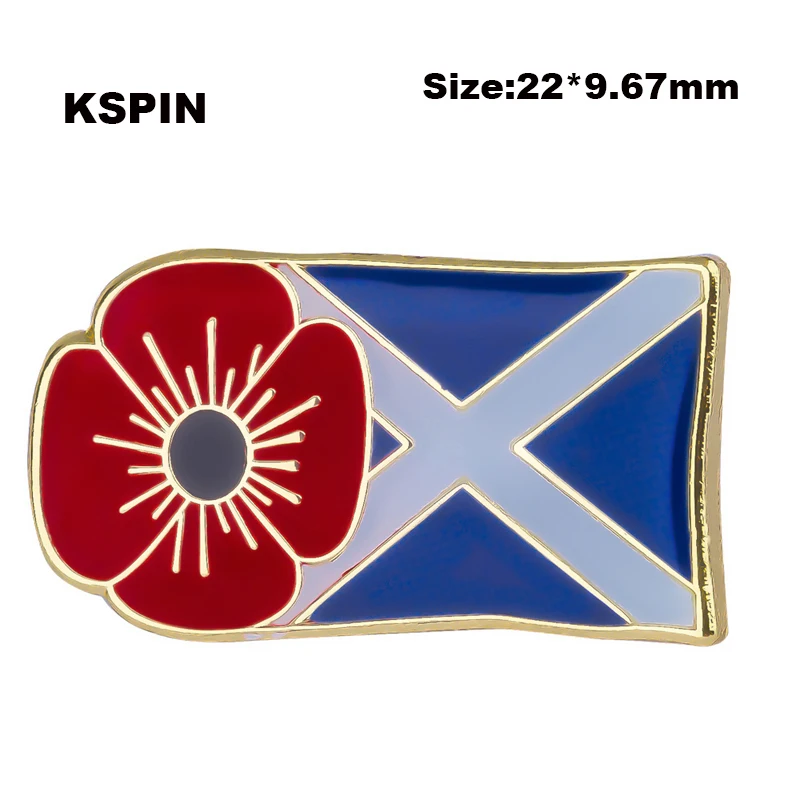 Scotland Poppy Flower Lapel Pin Badges for Clothes in Patches Rozety Papierowe Icon Backpack XY0128
Scotland Poppy Flower Lapel Pin Badges for Clothes in Patches Rozety Papierowe Icon Backpack XY0128