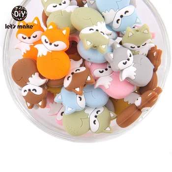 Let'S Make Wholesale 50Pc Silicone Teethers Bpa Free Food Grade Silicone Fox Cartoon Beads Stroller Baby Accessory Baby Teether
Let'S Make Wholesale 50Pc Silicone Teethers Bpa Free Food Grade Silicone Fox Cartoon Beads Stroller Baby Accessory Baby Teether