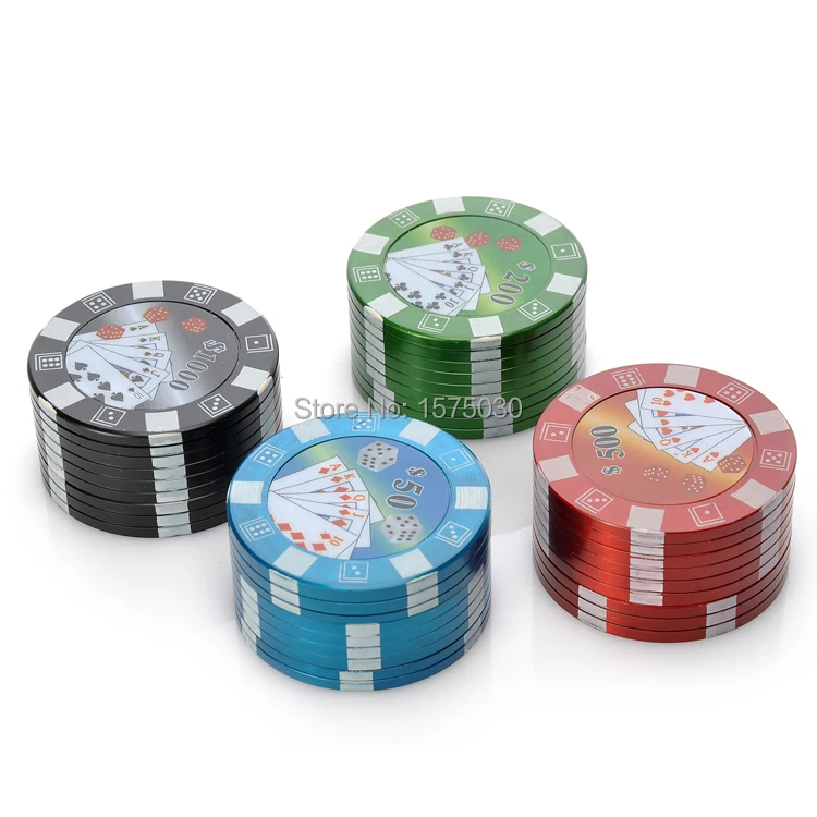 Wholesale New HOT Metal Tobacco Herb Spice Casino Poker Chip Grinder 50mm 3-Layers Shark Teeth Herb Grinder Free Shipping
Wholesale New HOT Metal Tobacco Herb Spice Casino Poker Chip Grinder 50mm 3-Layers Shark Teeth Herb Grinder Free Shipping