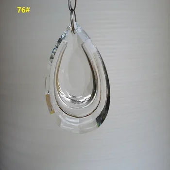 20pcs/lot 76*42*20MM machine grinding clear 76MM double layer droplets Glass Beads For Chandelier crystal
20pcs/lot 76*42*20MM machine grinding clear 76MM double layer droplets Glass Beads For Chandelier crystal