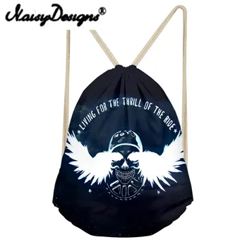 Noisydesigns wings series Cool Punk Skull Printing men's Drawstring Backpack Tote String for Teenagers Harajuku bags Mochila new
Noisydesigns wings series Cool Punk Skull Printing men's Drawstring Backpack Tote String for Teenagers Harajuku bags Mochila new