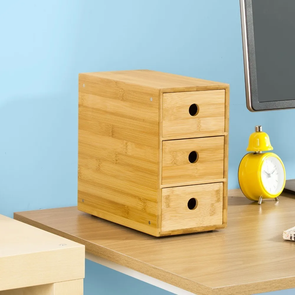 SoBuy Bamboo Coffee Pod Capsule Teabags Box Holder Organizer with 3 Drawers, Desk Tidy Organiser, FRG85-N
SoBuy Bamboo Coffee Pod Capsule Teabags Box Holder Organizer with 3 Drawers, Desk Tidy Organiser, FRG85-N
