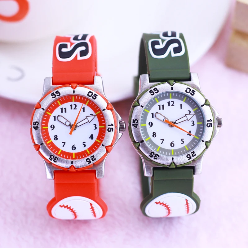 2019 WL new high quality children boys silicone strap 3D baseball quartz watches students fashion electronic wristwatches clock
2019 WL new high quality children boys silicone strap 3D baseball quartz watches students fashion electronic wristwatches clock
