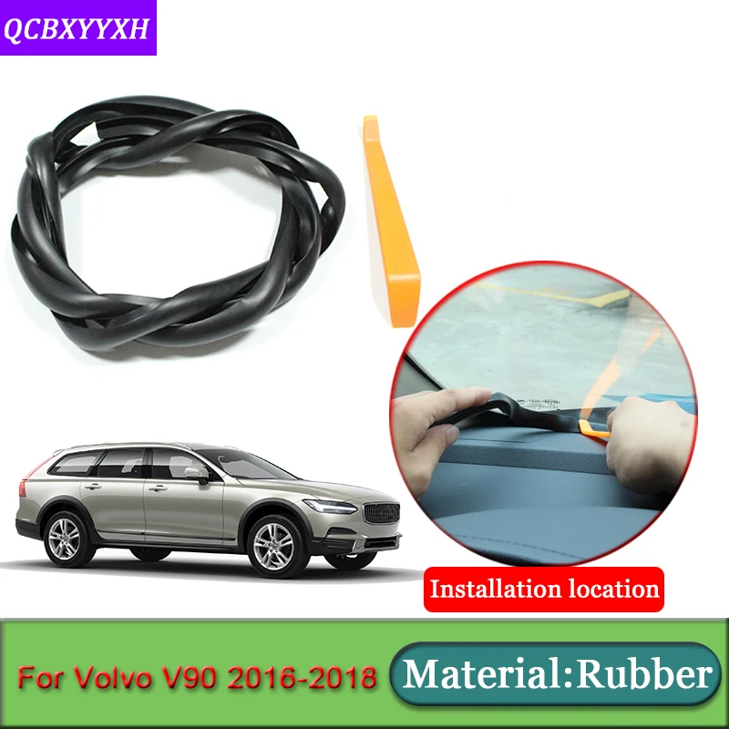 Car-styling For Volvo V90 2016-2018 Rubber Anti-Noise Soundproof Dustproof Car Dashboard Windshield Sealing Strips Accessories
Car-styling For Volvo V90 2016-2018 Rubber Anti-Noise Soundproof Dustproof Car Dashboard Windshield Sealing Strips Accessories