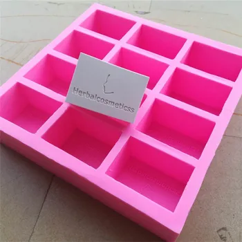 Customize Silicone Soap Mold 12 Cavities Silicone Mold With Customized Logo Personal Custom Soap Chocolate Wax Molds
Customize Silicone Soap Mold 12 Cavities Silicone Mold With Customized Logo Personal Custom Soap Chocolate Wax Molds