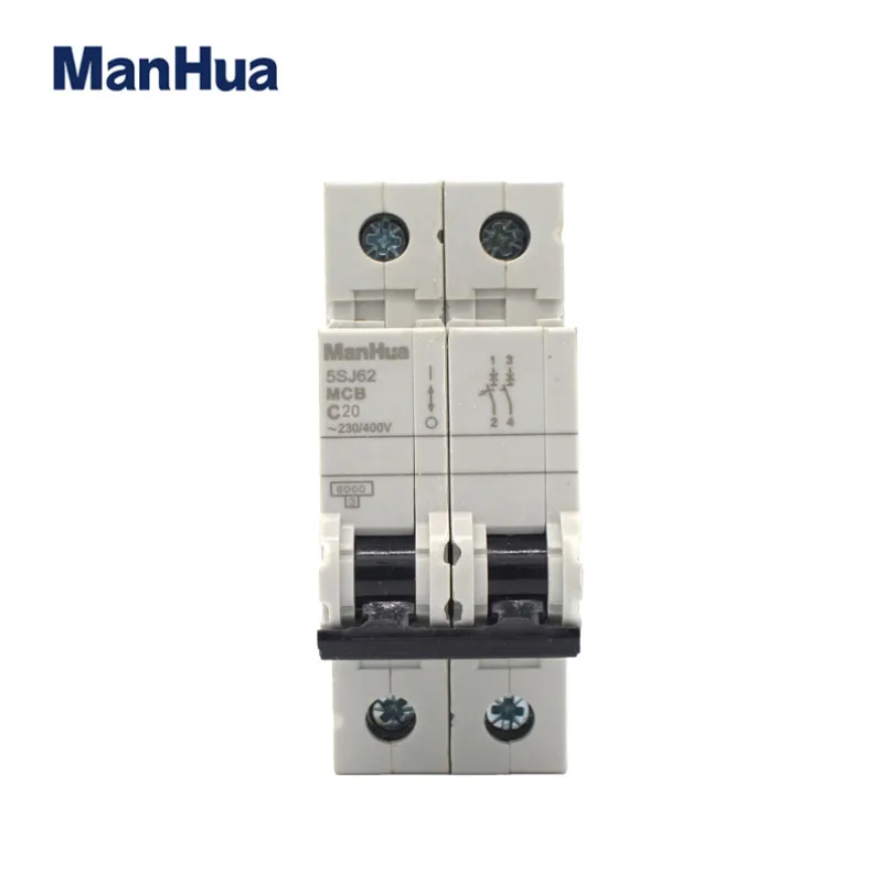 ManHua 2P DC Air Automatic C20 Voltage Relay Disjunctor Miniature Circuit Breaker
ManHua 2P DC Air Automatic C20 Voltage Relay Disjunctor Miniature Circuit Breaker