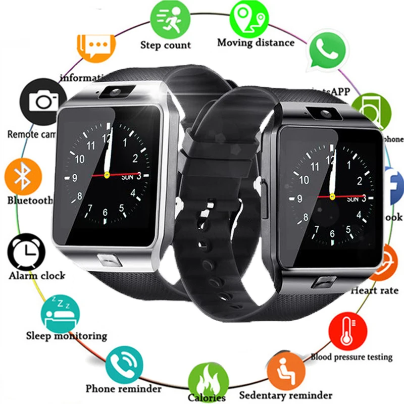 DZ09 Smart Watch Clock With TF Sim Card Slot Push Message Bluetooth Connectivity Android Phone Better Than Smartwatch Men Watch
DZ09 Smart Watch Clock With TF Sim Card Slot Push Message Bluetooth Connectivity Android Phone Better Than Smartwatch Men Watch