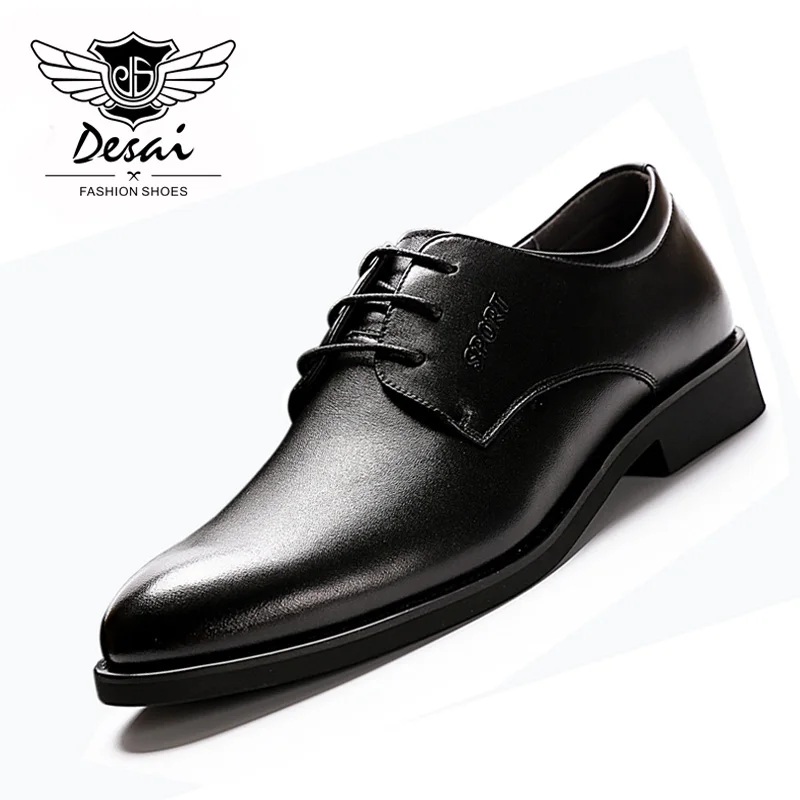 2019 Summer New Men's Genuine Leather Business Dress Shoes Men's Causal Increased High Pointed Toe Black Shoes for Men
2019 Summer New Men's Genuine Leather Business Dress Shoes Men's Causal Increased High Pointed Toe Black Shoes for Men