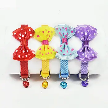 Adjustable Polyester Dog Collars Pet Collars With Bowknot Bells Charm Necklace Collar For Little Dogs Cat Collars Pet Supplies
Adjustable Polyester Dog Collars Pet Collars With Bowknot Bells Charm Necklace Collar For Little Dogs Cat Collars Pet Supplies
