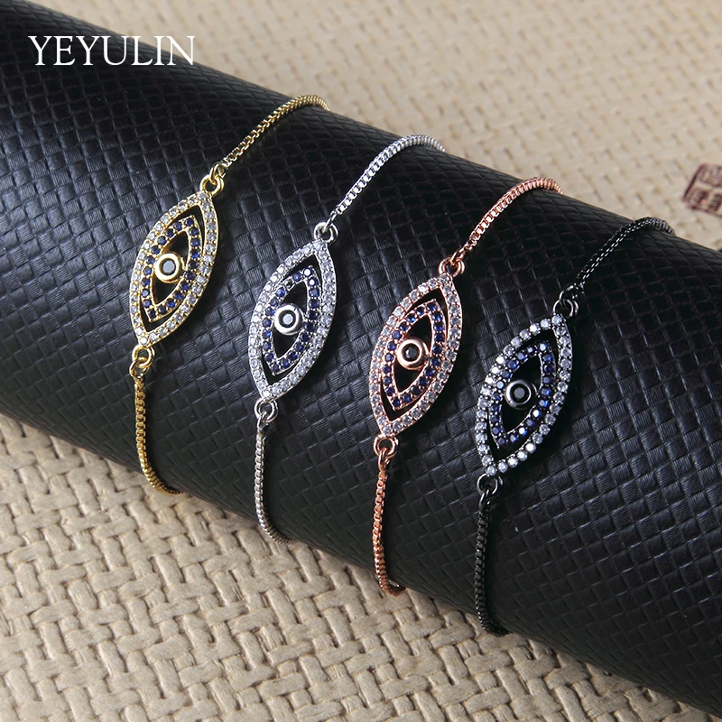 high Quality Bling Crystal Eyes Charms Bracelet For Female Adjustable Slide Bracelet Jewelry Gift
high Quality Bling Crystal Eyes Charms Bracelet For Female Adjustable Slide Bracelet Jewelry Gift