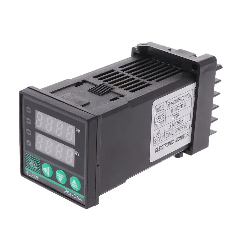 PID Digital Temperature Controller REX-C100 0 To 400 Celsius K Type Input SSR Output Tester Tools
PID Digital Temperature Controller REX-C100 0 To 400 Celsius K Type Input SSR Output Tester Tools