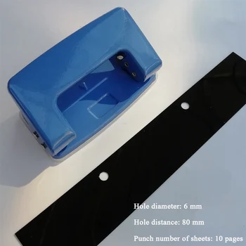 6MM Round Hole Mini Double Hole Puncher 80mm Hole Distance Manual Puncher Loose-leaf Binding Punch Stationery Office Supplies
6MM Round Hole Mini Double Hole Puncher 80mm Hole Distance Manual Puncher Loose-leaf Binding Punch Stationery Office Supplies