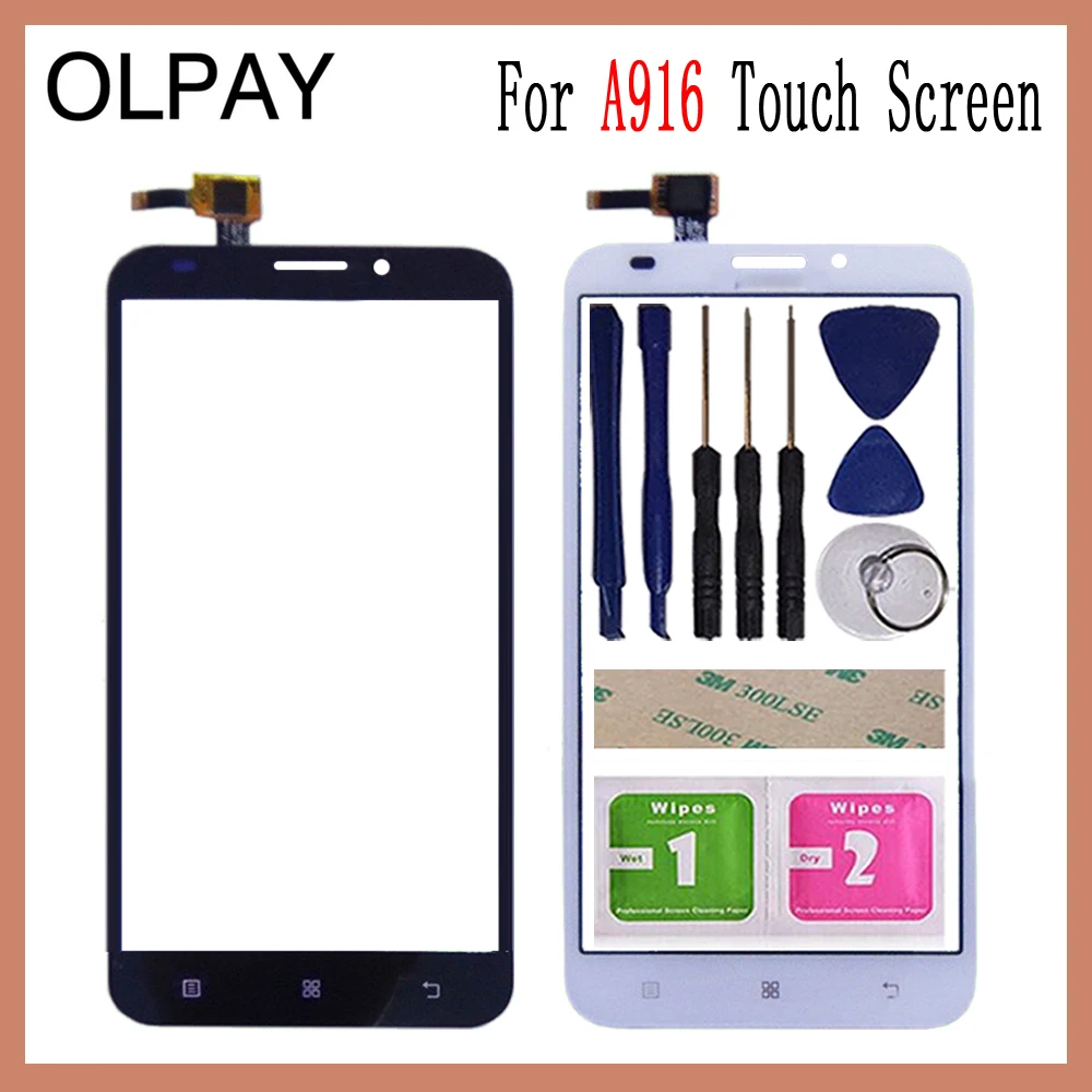 OLPAY 5.5''Front Glass For Lenovo A916 A 916 Mobile Touch Screen Touch Digitizer Panel Sensor Tools Free Adhesive+Wipes
OLPAY 5.5''Front Glass For Lenovo A916 A 916 Mobile Touch Screen Touch Digitizer Panel Sensor Tools Free Adhesive+Wipes