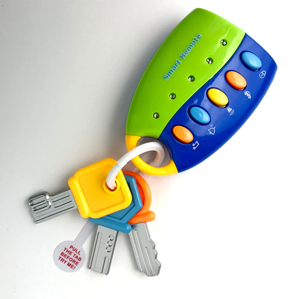 Baby Fun Keychain Pretend Play Musical Car Key Sounds Toy Educational Smart Remote Control Colorful Flash
Baby Fun Keychain Pretend Play Musical Car Key Sounds Toy Educational Smart Remote Control Colorful Flash