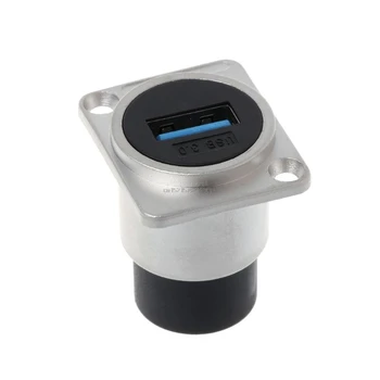 USB 3.0 Socket Metal D type Female to Female Connector Panel Mounting Holder Adapter Support
USB 3.0 Socket Metal D type Female to Female Connector Panel Mounting Holder Adapter Support