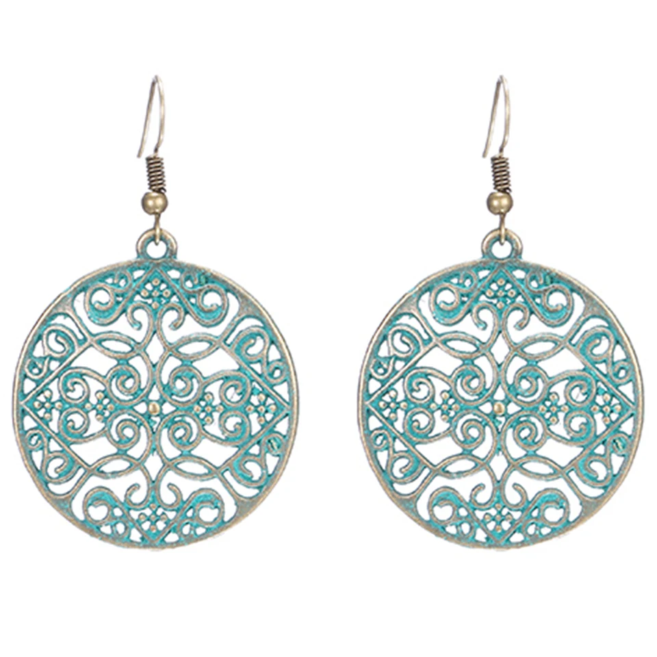 2017 New Antique Green Round Bohemia Vintage Paper-cut Hollow Tree Of Life Tassels Earrings For Women Fashion Earrings Jewelry
2017 New Antique Green Round Bohemia Vintage Paper-cut Hollow Tree Of Life Tassels Earrings For Women Fashion Earrings Jewelry