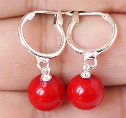 Hot sale new Style >>>>new Smooth red South shell Pearls Silver Earrings Drop
Hot sale new Style >>>>new Smooth red South shell Pearls Silver Earrings Drop
