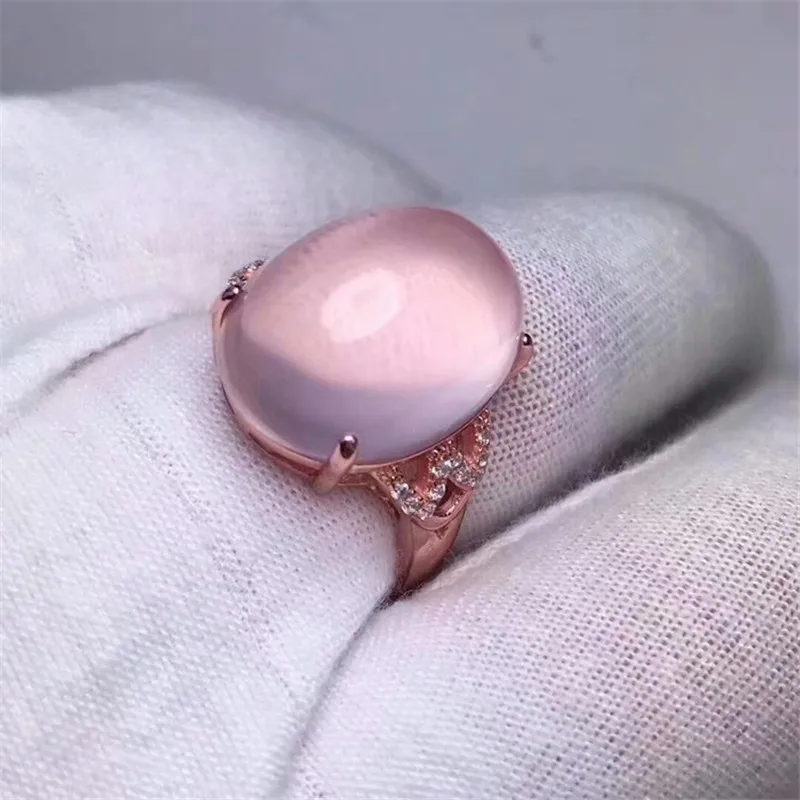 Sterling Silver Gemstone Ring Live 925 Inlaid Natural Powder Crystal Fashion Colorful Ring
Sterling Silver Gemstone Ring Live 925 Inlaid Natural Powder Crystal Fashion Colorful Ring