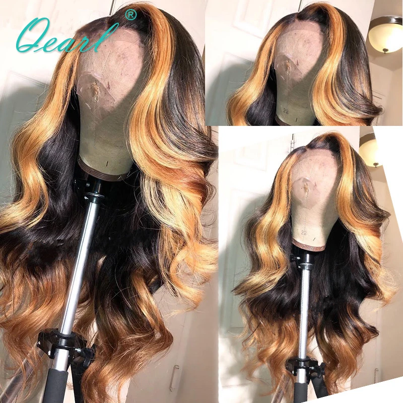 Side part Lace Front Human Hair Wigs 130% 180% Density Ombre Highlight color Brazilian Remy Hair Pre-Plucked 13x6 Wavy Qearl
Side part Lace Front Human Hair Wigs 130% 180% Density Ombre Highlight color Brazilian Remy Hair Pre-Plucked 13x6 Wavy Qearl