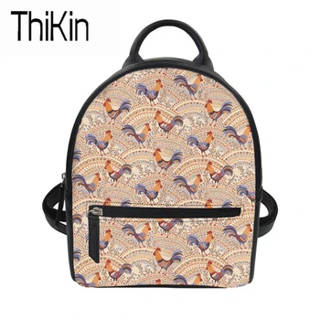 THIKIN Feminine Backpack Bohemian Roost Printing Pu Leather Backpack for Girls Schoolbag Ladies Shoulder Bag Fashion Beach Bag
THIKIN Feminine Backpack Bohemian Roost Printing Pu Leather Backpack for Girls Schoolbag Ladies Shoulder Bag Fashion Beach Bag