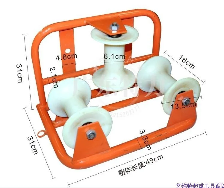 Manual handle Nylon corner pulley, cable pay-wheel ground line tackle, pipe cable line rounder
Manual handle Nylon corner pulley, cable pay-wheel ground line tackle, pipe cable line rounder