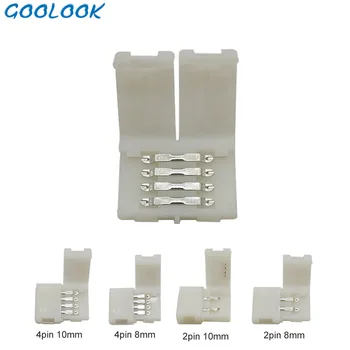 10pcs/lot, 3528 5050 LED Strip Connectors 2pin 8mm / 2pin 10mm/4pin 10mm Free Welding Connector for rgb led strip 12v 2835 5050
10pcs/lot, 3528 5050 LED Strip Connectors 2pin 8mm / 2pin 10mm/4pin 10mm Free Welding Connector for rgb led strip 12v 2835 5050