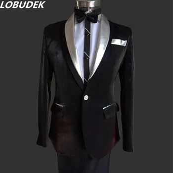 (Jacket + pants ) Suit male costume party wedding dress of groom black white emcee stage photo
(Jacket + pants ) Suit male costume party wedding dress of groom black white emcee stage photo