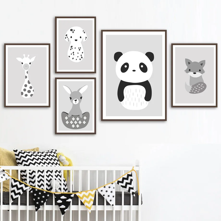 Panda Rabbit Giraffe Dog Fox Wall Art Canvas Painting Nordic Posters And Prints Animals Wall Pictures Baby Kids Room Child Decor
Panda Rabbit Giraffe Dog Fox Wall Art Canvas Painting Nordic Posters And Prints Animals Wall Pictures Baby Kids Room Child Decor
