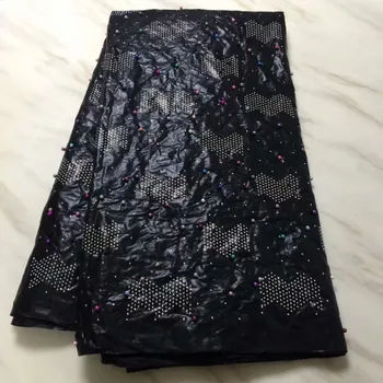 Black Color African Bazin Riche Fabrics With 5yards Lace 2020 Latest African Bazin Riche Getzner Embroidered Jacquard Fabric
Black Color African Bazin Riche Fabrics With 5yards Lace 2020 Latest African Bazin Riche Getzner Embroidered Jacquard Fabric
