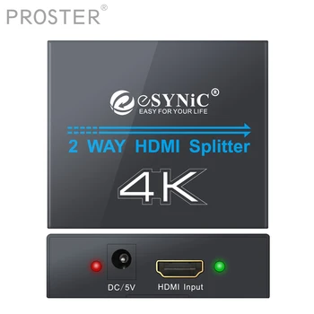 Esynic 4K 2K HDMI Splitter Support HD Video 1080p HDTV HDMI 1.4 3D Signal audio Splitter Video Amplifier For HDTV DVD PS3
Esynic 4K 2K HDMI Splitter Support HD Video 1080p HDTV HDMI 1.4 3D Signal audio Splitter Video Amplifier For HDTV DVD PS3