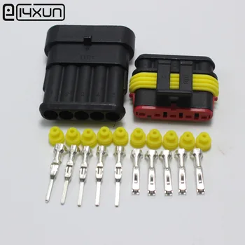 30sets 1.5 Auto Terminal Connection Sets 5P HID Waterproof Electrical Wire Connector Kit for Car Motorcycle Boat ect
30sets 1.5 Auto Terminal Connection Sets 5P HID Waterproof Electrical Wire Connector Kit for Car Motorcycle Boat ect