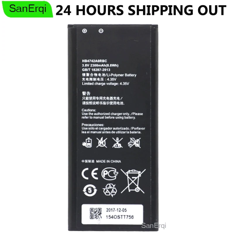 HB4742A0RBC Battery For Huawei Honor 3C Battery G630 G730 G740 H30-U10 H30 H30-T00 H30-T10 HB4742A0RBW 2300mAh
HB4742A0RBC Battery For Huawei Honor 3C Battery G630 G730 G740 H30-U10 H30 H30-T00 H30-T10 HB4742A0RBW 2300mAh