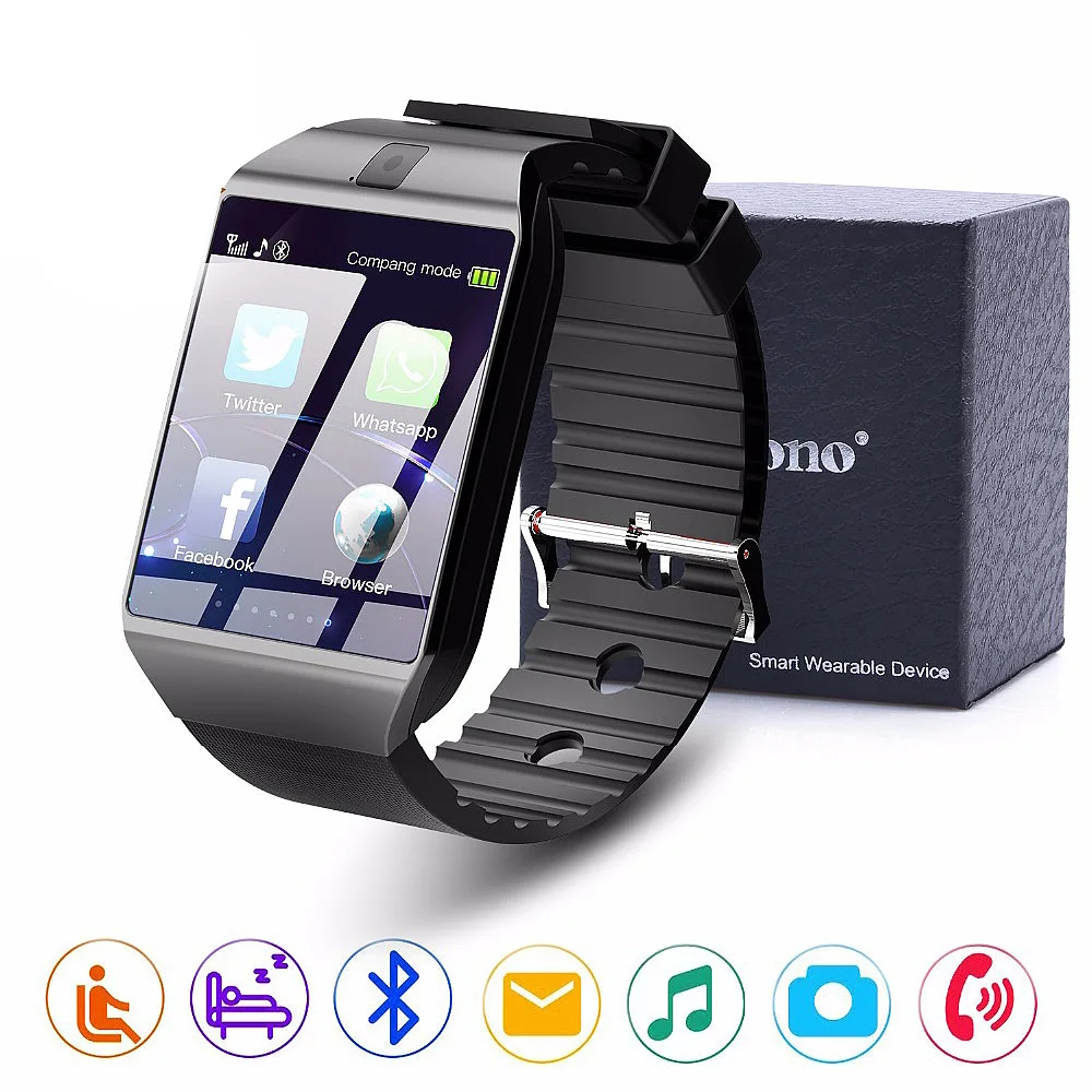Watches Smart Watch DZ09 with Camera Bluetooth WristWatch Sport Wearable Devices SIM TF Card Smartwatch for IOS Android Phones |