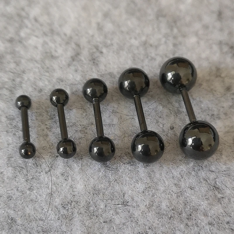 Unisex 1 Pair Round Black Balls Screw Stud Earrings 316 L Stainless Steel Never Fade Allergy Free
Unisex 1 Pair Round Black Balls Screw Stud Earrings 316 L Stainless Steel Never Fade Allergy Free