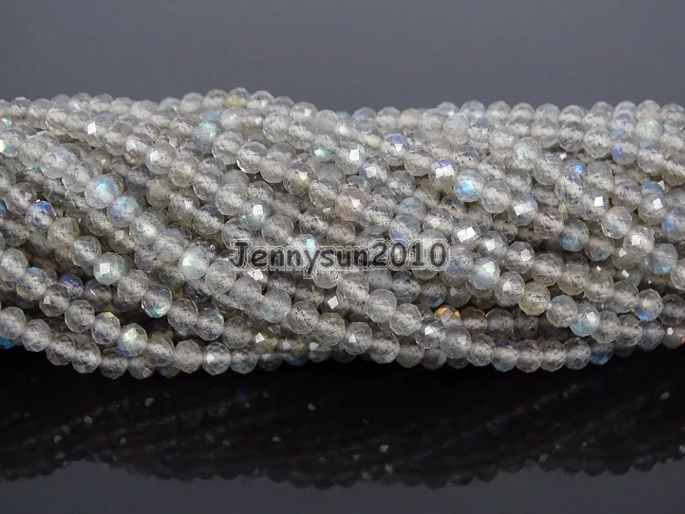 Grade AAA Brilliant Cut Shining Natural Labradorite Gems Stones 3mm Faceted Round Beads 15" Jewelry Making 2 Strands/Pack
Grade AAA Brilliant Cut Shining Natural Labradorite Gems Stones 3mm Faceted Round Beads 15" Jewelry Making 2 Strands/Pack
