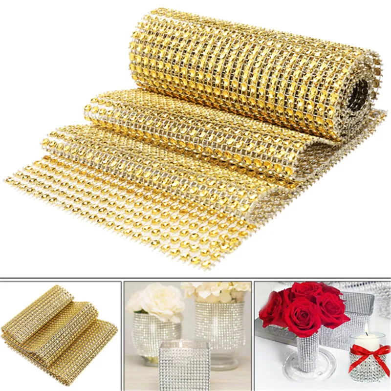 90cm*12cm 1 Yard Ribbon Diamond Mesh Trim Wrap Roll Sparkle Bling Cake Ribbon Strass DIY Wedding Party Decor 6ZHH194
90cm*12cm 1 Yard Ribbon Diamond Mesh Trim Wrap Roll Sparkle Bling Cake Ribbon Strass DIY Wedding Party Decor 6ZHH194