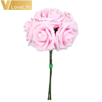 25 Heads 8CM Artificial Rose Flowers Wedding Bride Bouquet PE Foam Rose Head Wish Stem Baby Shower DIY Home Decor Rose Flowers
25 Heads 8CM Artificial Rose Flowers Wedding Bride Bouquet PE Foam Rose Head Wish Stem Baby Shower DIY Home Decor Rose Flowers