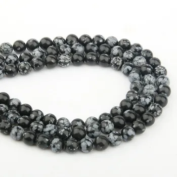 Natural Stone Beads Snowflake Obsidian Stone 4/6/8/10/12mm Fashion Jewelry Loose Beads for Jewelry Making Necklace DIY Bracelet
Natural Stone Beads Snowflake Obsidian Stone 4/6/8/10/12mm Fashion Jewelry Loose Beads for Jewelry Making Necklace DIY Bracelet
