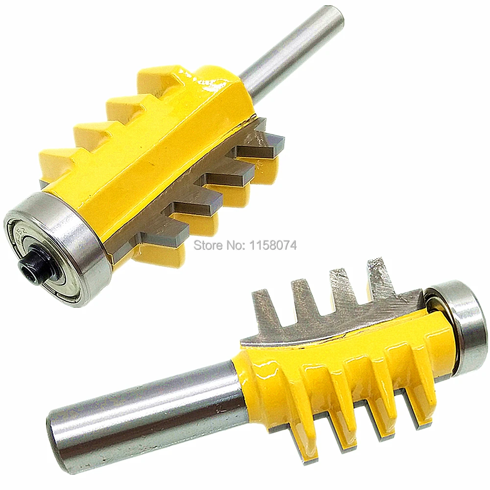 1/2" & 1/4" Shank Reversible Finger Joint Glue Joint Router Bit Woodwork Cutter Tool For Solid Wood Particle Board Plywood
1/2" & 1/4" Shank Reversible Finger Joint Glue Joint Router Bit Woodwork Cutter Tool For Solid Wood Particle Board Plywood