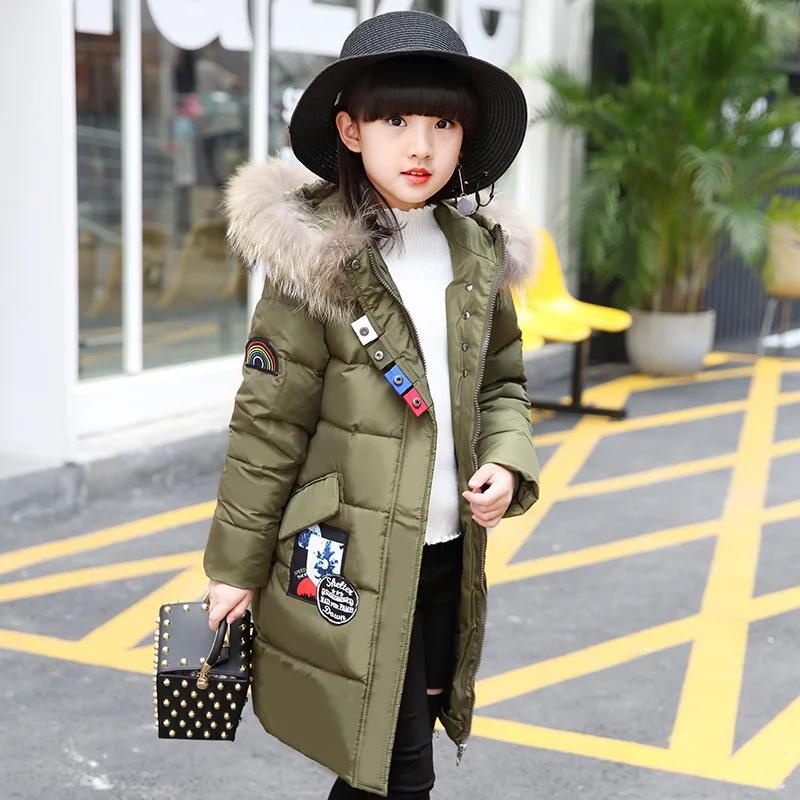 OLEKID 2018 Children Down Jacket For Girls Brand Long Movable Fur Collar Girls Winter Coat 5-14 Years Kids Teenage Outerwear
OLEKID 2018 Children Down Jacket For Girls Brand Long Movable Fur Collar Girls Winter Coat 5-14 Years Kids Teenage Outerwear
