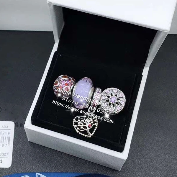 4pcs Jewelry Set S925 Silver Pink CZ Heart The Mother Tree Dangle Charms Beads Fit DIY Bracelet Necklaces Jewelry Making Woman
4pcs Jewelry Set S925 Silver Pink CZ Heart The Mother Tree Dangle Charms Beads Fit DIY Bracelet Necklaces Jewelry Making Woman