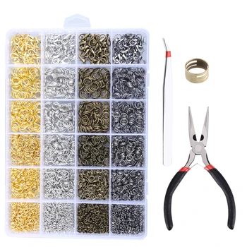 24 grids Jump Rings Lobster Clasps With Jewelry Making Starter Set Accessories Combination DIY Jewelry Findings Making Wholesale
24 grids Jump Rings Lobster Clasps With Jewelry Making Starter Set Accessories Combination DIY Jewelry Findings Making Wholesale