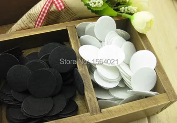 Free shipping white+black 4cm Round Felt accessory patch, good circle felt pads low price for 2000PCS/LOT
Free shipping white+black 4cm Round Felt accessory patch, good circle felt pads low price for 2000PCS/LOT