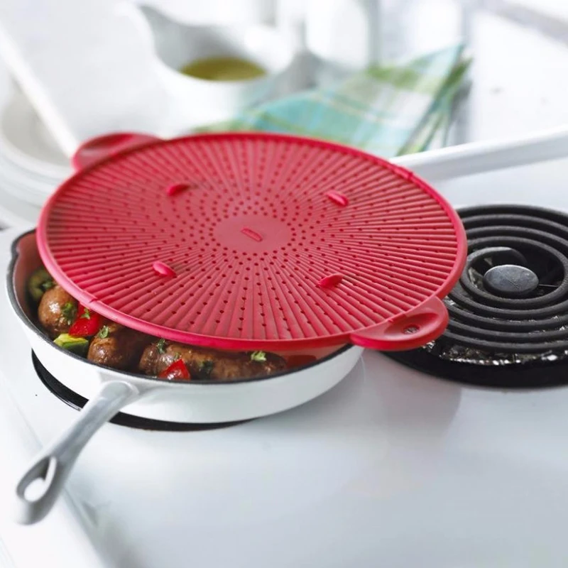 Cookware-Silicone-Splatter-Guard-Screen-Pan-Skillet-frying-Pan-Cover-lid-Round-Spill-Stopper-Pot-Splatter (4)