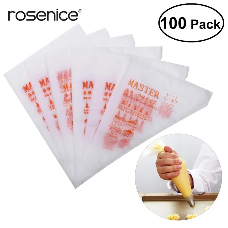 100PCS 13-Inch Disposable Decorating Bags Cake Cupcake Cream Icing Piping Bag DIY Decoration Pastry Bags Cake Tools
100PCS 13-Inch Disposable Decorating Bags Cake Cupcake Cream Icing Piping Bag DIY Decoration Pastry Bags Cake Tools