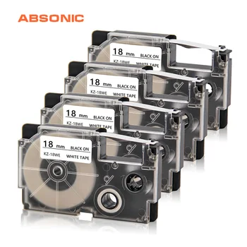 Absonic Label Tape Compatible For Casio XR-18WE Black on White 18mm Label Maker Machine KL-120 KL-750 KL-780 KL-820 Tag Printer
Absonic Label Tape Compatible For Casio XR-18WE Black on White 18mm Label Maker Machine KL-120 KL-750 KL-780 KL-820 Tag Printer